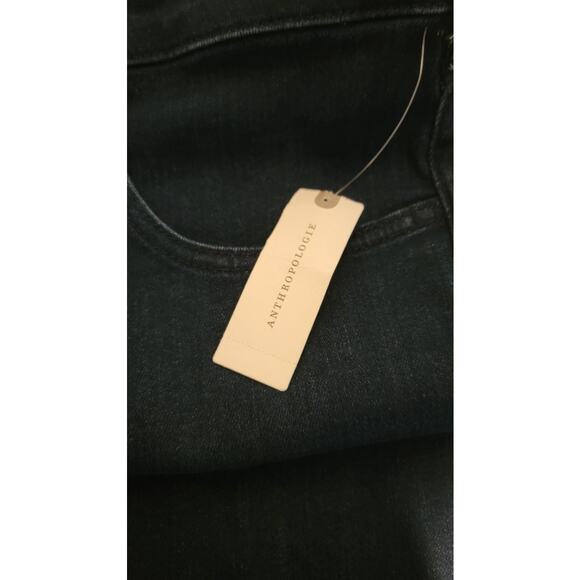 NWT Anthropologie Pilcro Jeans "The Icon" Women's Sz 34 Stretch Dark Blue - Picture 5 of 13